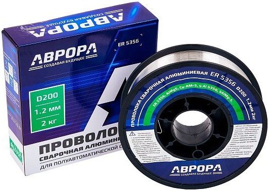 

Сварочная проволока Aurora ER 5356 d.1.2 мм 2кг