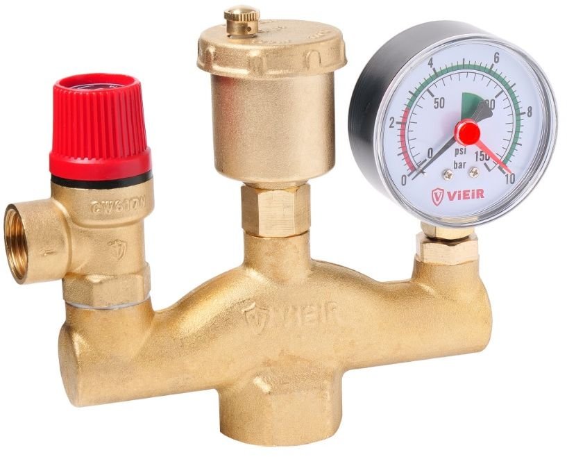Запорная арматура Vieir Группа безопасности котла AQ1063N