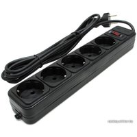 Сетевой фильтр Gembird Power Cube 5 розеток, черный, 5 м (SPG3-B-15PPB)