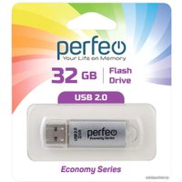 USB Flash Perfeo E01 32GB (серебристый)