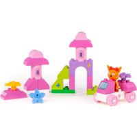 Конструктор Полесье Макси. Три кота. Карамелька на машинке 31277 (28эл)