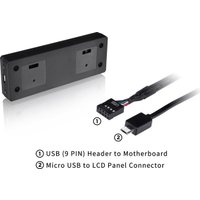 ЖК-панель Thermaltake LCD Screen Kit Tower 300/Ceres 330 AC-073-OO1NAN-A1