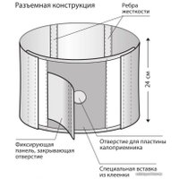 Бандаж абдоминальный Польза Для стомы 0317 тип 321-I (р.1)