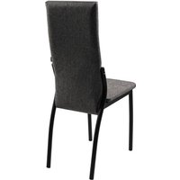 Стул ВВР Прага (серый/черный, рогожка)