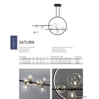 Подвесная люстра Arte Lamp Saturn A7790SP-75BK