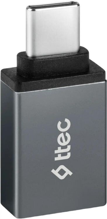 

Адаптер ttec 2DK43UG USB Type-A - USB Type-C (серый)