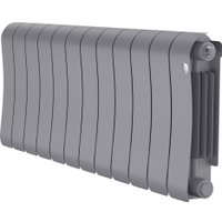 Биметаллический радиатор Royal Thermo Infinity 300 Silver Satin - 12 секций