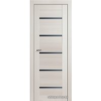 Межкомнатная дверь ProfilDoors 7X 80x200 (эшвайт мелинга/стекло графит)