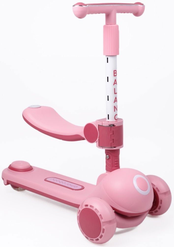 

Трехколесный самокат Amarobaby Balance AB23-27BAL/06 (розовый)