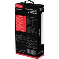Автомобильное зарядное Maxvi CCM-M242 (черный)