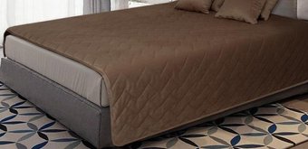 Покрывало Nivasan Бархат P.Bt 210-10 (210x240, коричневый)