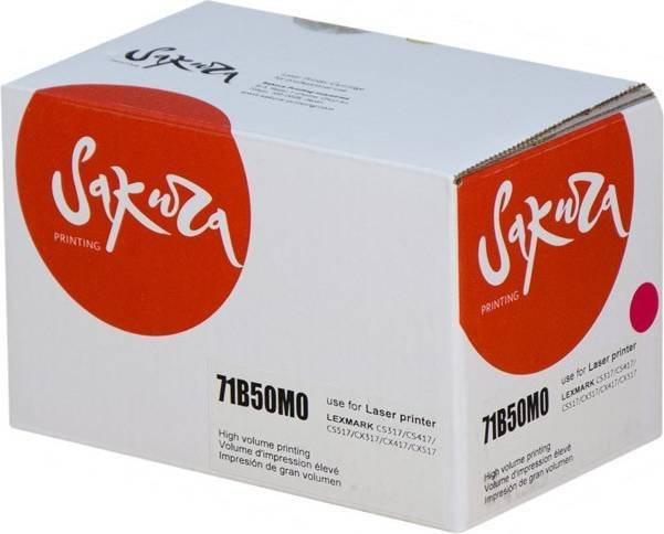 

Картридж Sakura Printing SA71B50M0 (аналог Lexmark 71B50M0)
