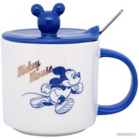 Кружка Miniso Miniso Disney Mickey Mouse 4411 (с крышкой)