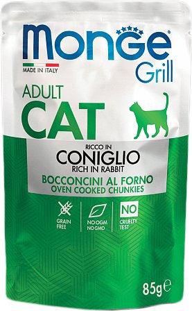 

Пресервы Monge Grill Coniglio Adult 85 г