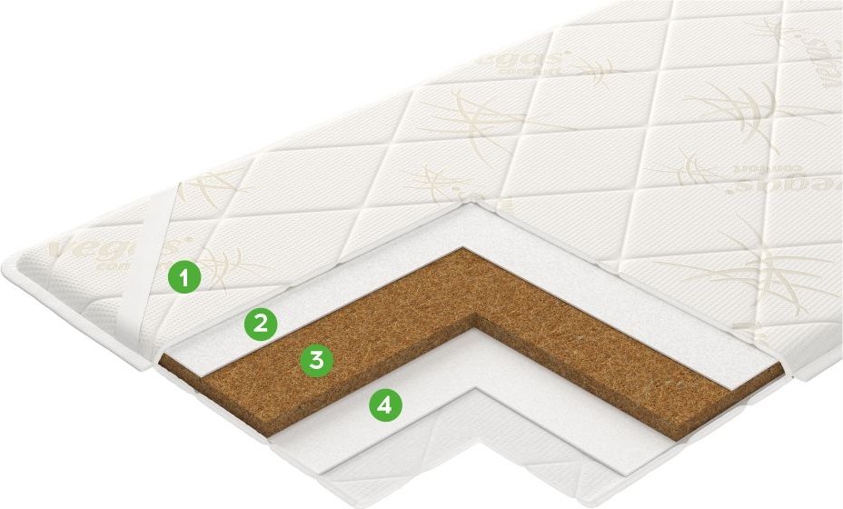 

Ортопедический наматрасник Vegas Кокос 120x200