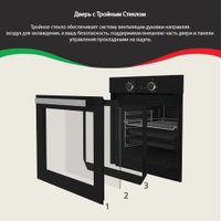 Электрический духовой шкаф ARDO BO410EAB2