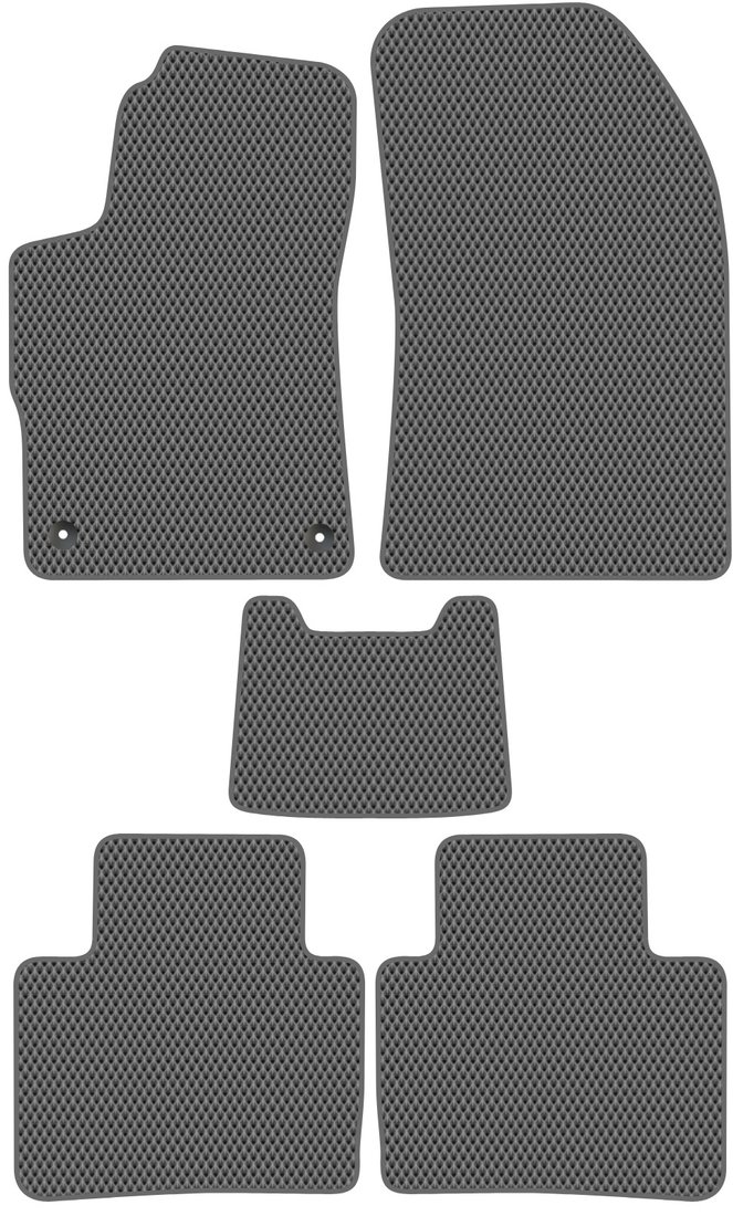 

Комплект ковриков для авто Alicosta Citroen C5X (лифтбек / Бензин ) 2021 - Н.В. (серый, ромб)