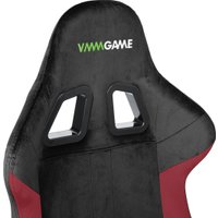 Игровое (геймерское) кресло VMMGame Throne Velour OT-B31-VRBKRD (черный/красный)
