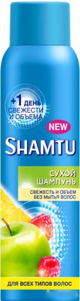 

Сухой шампунь Shamtu Свежесть и Объем без мытья волос 150 мл