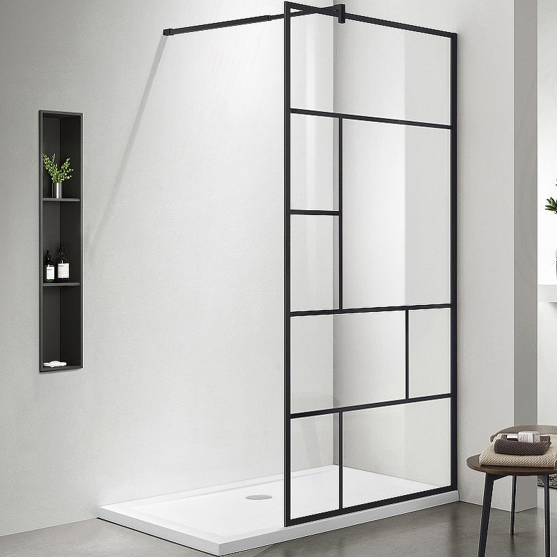 

Душевая стенка Aquatek AQ WIW 10020BL Print 100x200 (черный/прозрачное стекло)