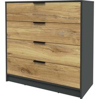 Комод Интерлиния Концепт КТ-К100 (дуб нокс/антрацит)