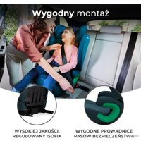 Детское автокресло KinderKraft Junior Fix I-size (зеленый изумруд)