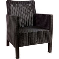 Кресло ВПМ Ротанг 6199038 (темно-коричневый)