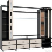 Стенка Bravo Мебель Палермо бар справа (дуб венге/дуб молочный)