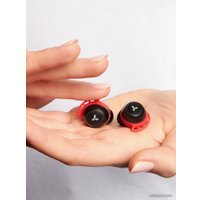 Наушники AccesStyle Fiesta TWS (черный/красный)