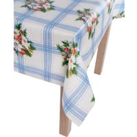 Скатерть Stolima Napco Ромашки Кол.1М Синий 4017 (160x130)