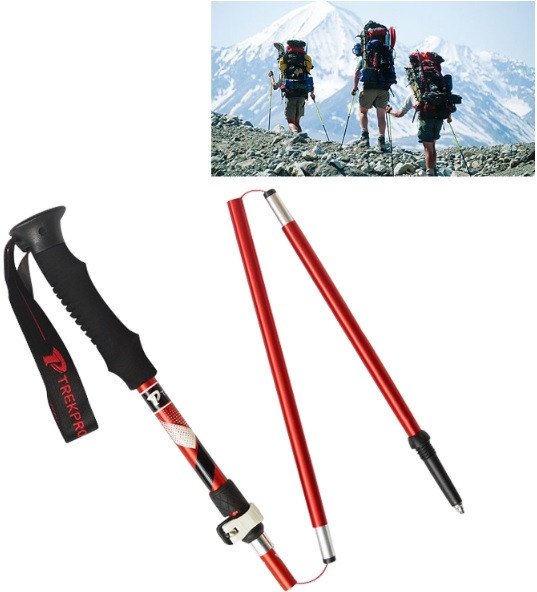 

Треккинговые палки Coyote OG7356R (35 см, красный)
