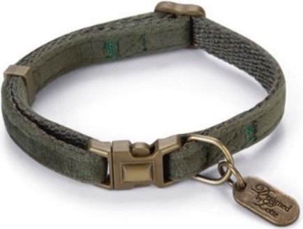 

Ошейник Designed by Lotte 730447 (велюр, зеленый)