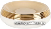 Мыльница Primanova Lucas Gold D-20451 (белый/бежевый/золотистый)