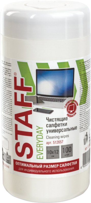 

Влажные салфетки Staff Everyday 512657 (100 шт)