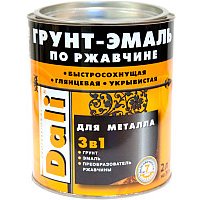 Грунт-эмаль Dali По ржавчине 3 в 1 2 л (коричневый)
