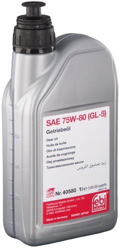 Трансмиссионное масло Febi bilstein 75W-80 GL-5 40580 1л (желтый)