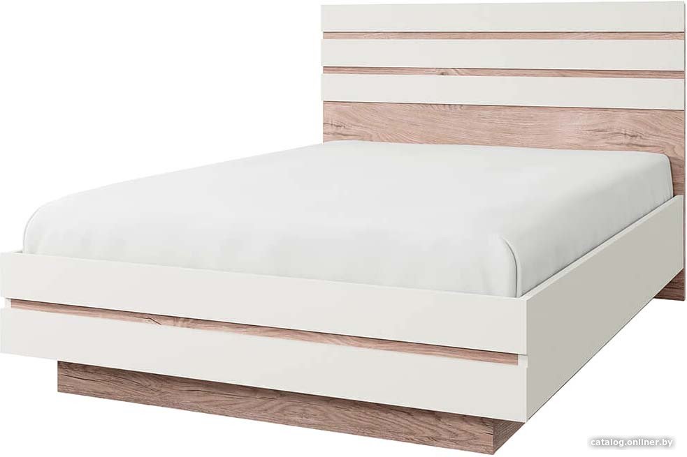 Кровать Anrex Lima 160x200 с ПМ (персидский жемчуг/мадура)