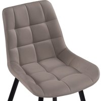 Стул Notta Челси (велюр латте/черный)