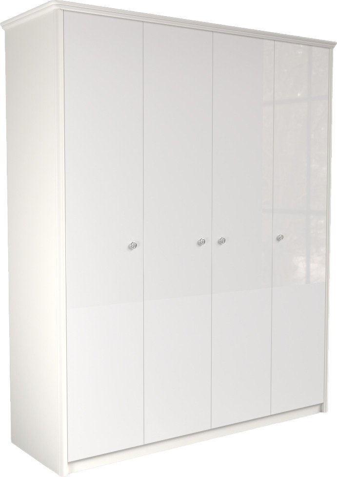 

Шкаф распашной ФорестДекоГрупп Опера 4-х створчатый (белый)