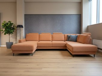 П-образный диван Треви Нортон (оранжевый)