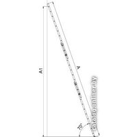 Лестница-стремянка Elkop трехсекционная универсальная HOBBY VHR H 3x10