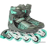 Роликовые коньки Ricos Anomaly PW-132B M (р. 35-38, салатовый/зеленый)