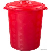 Контейнер для мусора Эльфпласт ЕР013 (50 л, красный)