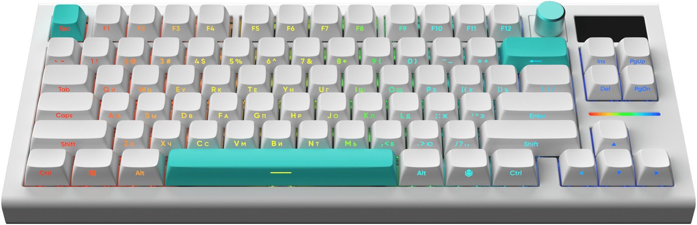 Клавиатура IO by Red Square Type 84 Pro g3ms Aquamarine (белый)