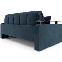Диван Мебель-АРС Аккордеон Бакли НПБ 180x200 (темно-синий Luna 034)
