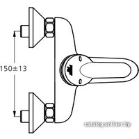 Смеситель Ideal Standard Ceraplus B 8208 AA