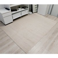 Ковер для жилой комнаты Radjab Carpet Сканди Сизаль Прямоугольник 10937B 12239RK (3x4, Krem/Krem)