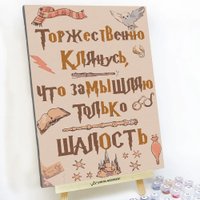 Картина по номерам Red Panda Клятва Гарри Поттер p55007