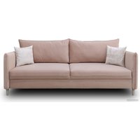 Диван Nord Star Айва Авелина (микровелюр, розовый)