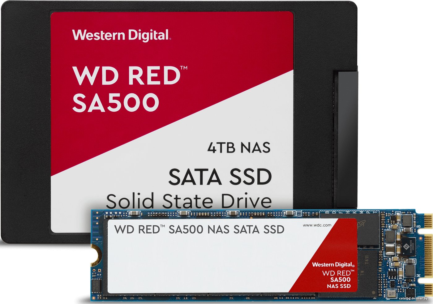 WD Red SA500 NAS 1TB WDS100T1R0B SSD купить в Минске